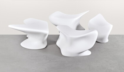Catalog image of zaha hadid | 'nekton' stools, from the 'principal' collection