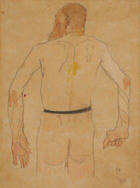 View 1 of Lot 413: Rückenakt eines alten Mannes (Back View of an Old Man)