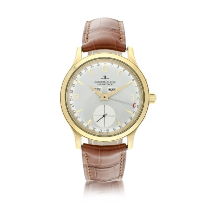 Catalog image of Reference 140.1.87 Master Control A yellow gold triple calendar wristwatch, Cir…