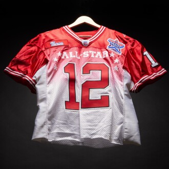 View 1 of Lot 12: Tom Brady 2002 NFL Pro Bowl Game Worn Jersey | First Pro Bowl Appearance