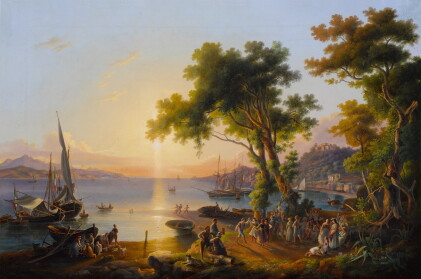 Catalog image of View of the Harbor of Livorno