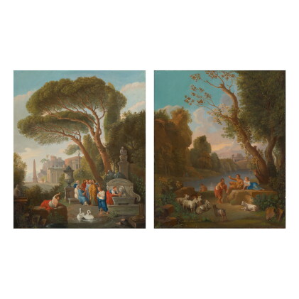 Catalog image of attributed to jan frans van bloemen, called l'orizzonte | italianate landscapes…