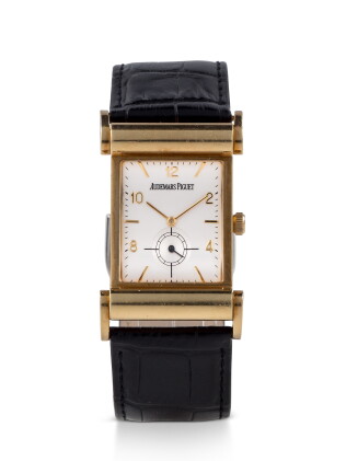 Catalog image of ‘canapé', | ref 14934ba limited edition yellow gold wristwatch with fancy lugs …