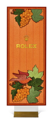 Catalog image of rolex | a retailer's entrance stand, circa 1980