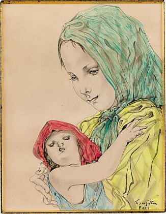 Catalog image of Léonard Tsuguharu Foujita 藤田嗣治 | Mère et enfant 母與子