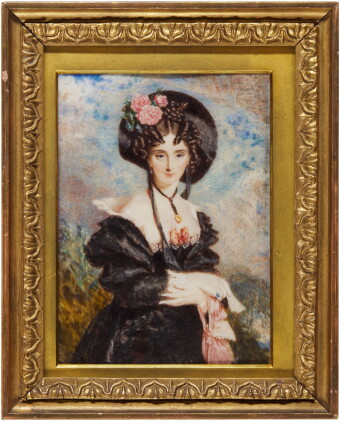 Catalog image of Portrait of a lady, circa 1830