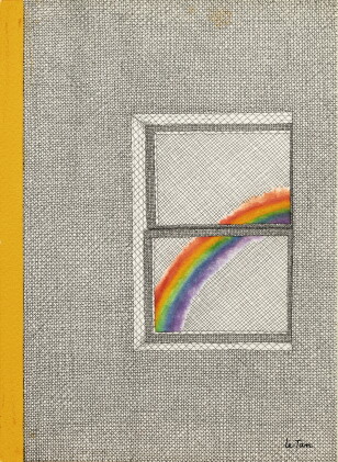 Catalog image of une couverture pour the new yorker : un arc-en-ciel vu d’une fenêtre