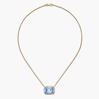 View 1 of Lot 8: Gold and Sapphire Necklace  