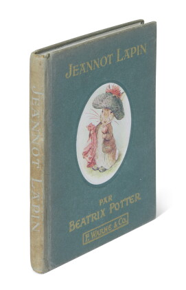 Catalog image of potter, collection of 21 pirated editions and translations