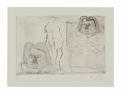 Catalog image of pablo picasso | balzac, d'après rodin (b. 713; ba. 899)