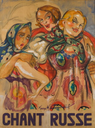 Catalog image of Chant Russe, Poster Design