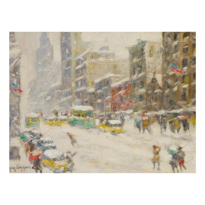 Catalog image of guy carleton wiggins | new york winter scene