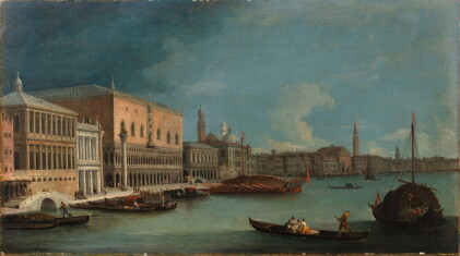 Catalog image of A View of the Molo in Venice, with the Doge's Palace and the Quai des esclavons…