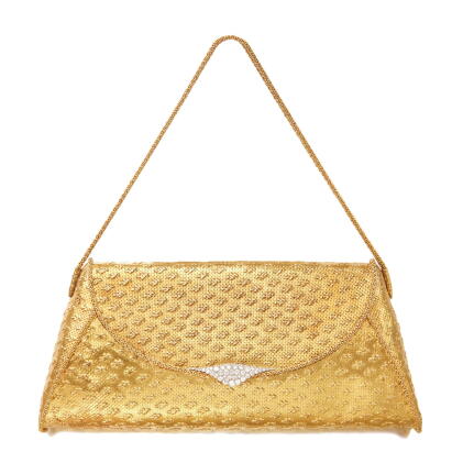 Catalog image of Gold and Diamond Evening Bag, France