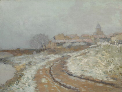 Catalog image of albert lebourg | pont-du-château, auvergne, neige