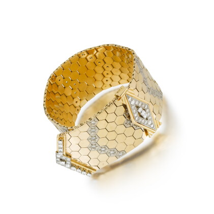 Catalog image of Bracelet or et diamants | Gold and diamond bracelet