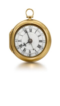 View 1 of Lot 121: A gold pair cased cylinder watch no. 1578 with centre seconds, Arthur Dobson, London, circa 1748
