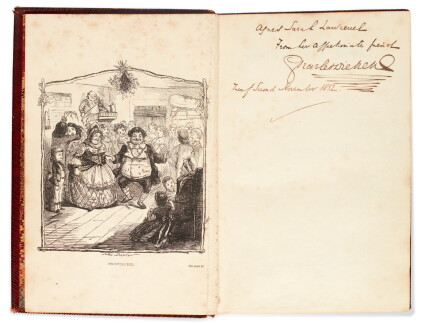 Catalog image of dickens, christmas books, 1852, first authorised collected edition, presentatio…