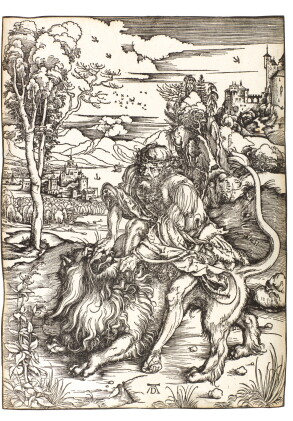 Catalog image of albrecht dürer | samson fighting with the lion (b. 2; m., holl. 107)