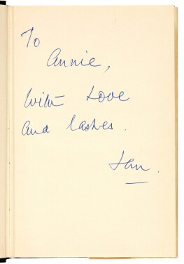 View 1 of Lot 24: FLEMING | From Russia, with Love, 1957, presentation copy inscribed to the author's wife