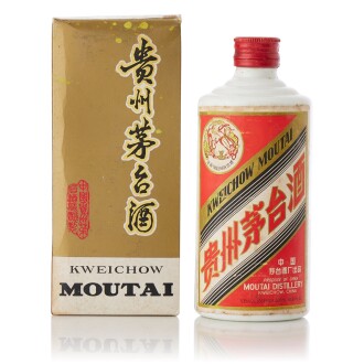 View 1 of Lot 5101: 1988年產"飛天牌"貴州茅台酒 (鐵蓋) Kweichow Flying Fairy Moutai (Iron Capsule) 1988 (1 BT50)