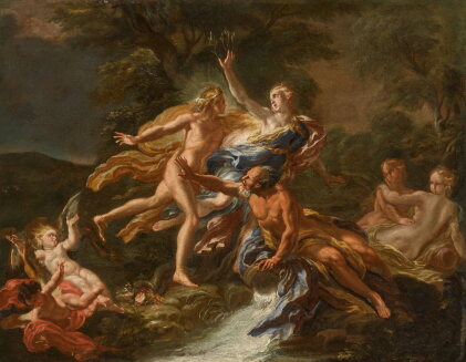 Catalog image of Apollo and Daphne: a bozzetto