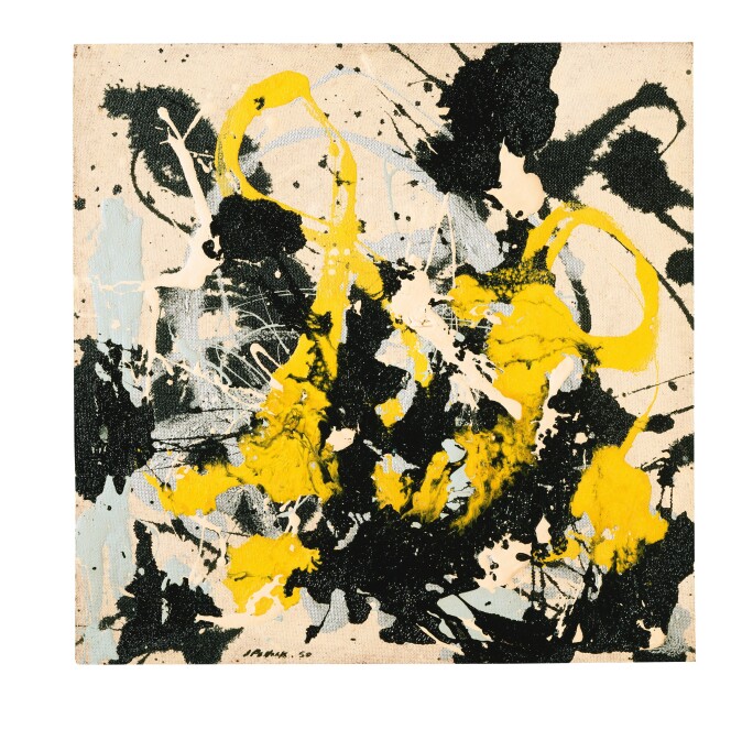 傑克遜·波洛克，《No. 22》，1950年作，費城藝術博物館