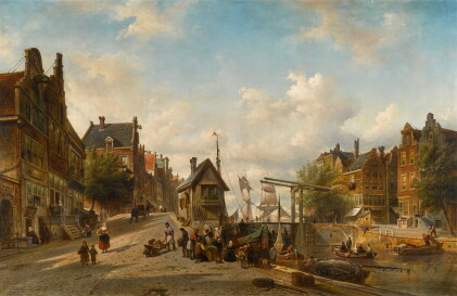 Catalog image of the singel and brouwersgracht, amsterdam