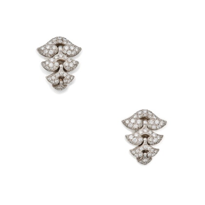 Catalog image of Pair of Diamond Earclips