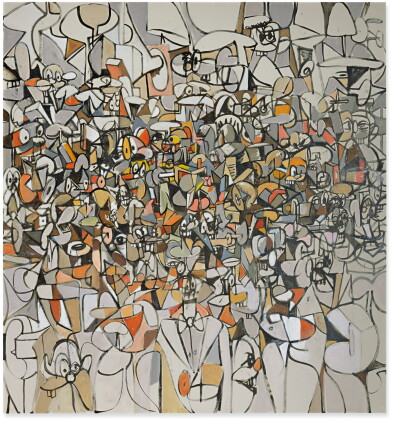 Catalog image of GEORGE CONDO | POPULATION OF FORMS