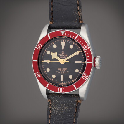 Catalog image of Black Bay, Reference 79220R | A stainless steel wristwatch | Circa 2013
