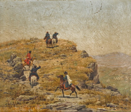 Catalog image of Cossack Horsmen in the Caucasus