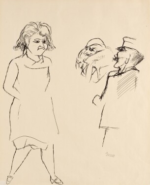 View 1 of Lot 453: Straßenszene, Berlin (Street Scene, Berlin)