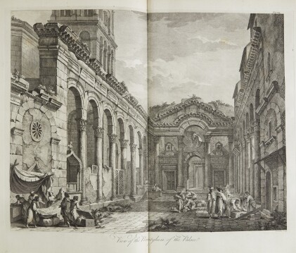  Ruins of the Palace of the Emperor Diocletian at Spalatro in Dalmatia. [London]: Printed for the Author, 1764 