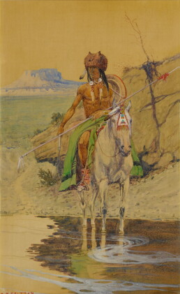 Catalog image of olaf carl seltzer | warrior at the watering hole