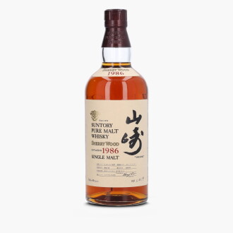 View 1 of Lot 2128: Suntory Yamazaki Pure Malt Sherry Wood 45.0 abv 1986 (1 Bottle 70cl)