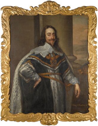 Catalog image of Two portraits: King Charles I and Queen Henrietta Maria