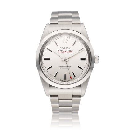 Catalog image of Reference 1019 Milgauss | A stainless steel automatic antimagnetic wristwatch w…