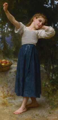 Catalog image of william bouguereau | la paresseuse