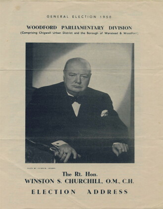 Catalog image of winston s. churchill | [election address] — general election 1950, woodford par…