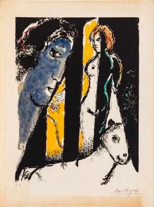 View 1 of Lot 81: Le profil bleu 