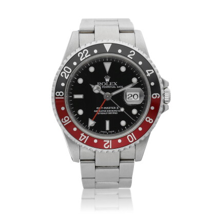 Catalog image of GMT-Master II, Reference 16710 | A stainless steel dual time zone wristwatch wi…