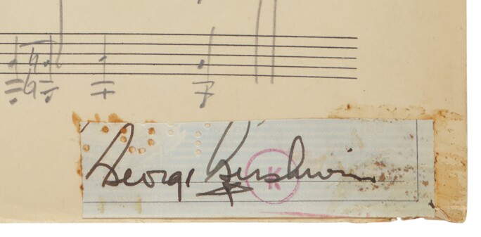 George Gershwin's Autograph