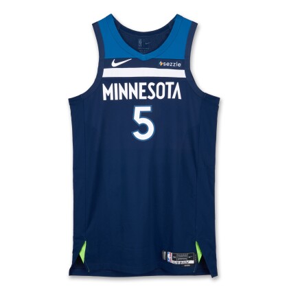 View 1 of Lot 3: Anthony Edwards Minnesota Timberwolves 2024-2025 Game Worn Icon Edition Jersey 