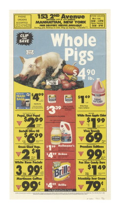 Catalog image of robert gober | untitled (whole pigs)