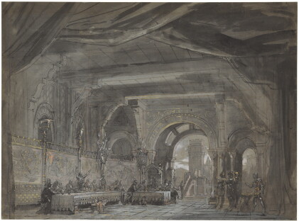 Catalog image of peter von cornelius | stage set with figures