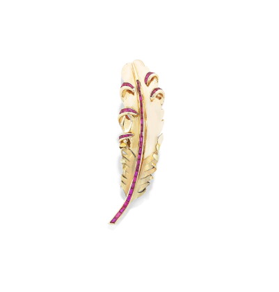 Catalog image of boucheron | broche or | gold brooch