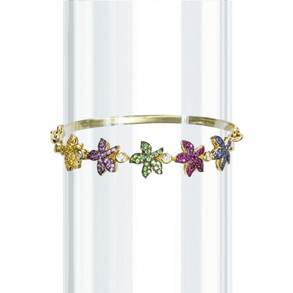 Catalog image of gem set and diamond bracelet, michele della valle