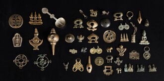 View 1 of Lot 894: A spectacular group of thogkchas, Tibet, Himalayan regions and Central Asia, 8th - 14th century