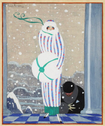 Catalog image of Etude pour "Dans la neige"